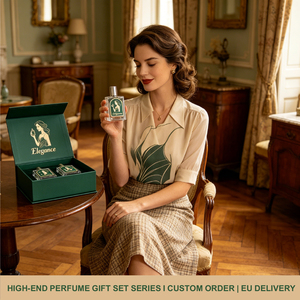 Caja de Perfume Ecológica de Lujo con Estampado Dorado, Caja Rígida Magnética con Certificación FSC para Fragancias, con Logotipo Personalizado para Perfume Francés de 100 ml - Product Image 6