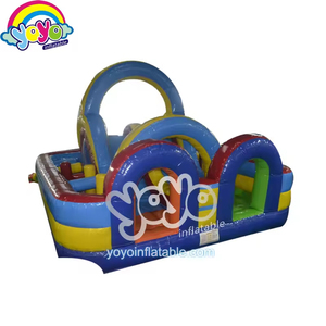 <b>Inflatable</b> Four Arches Slide Rainbow Arch Trim Safety Handles UV Resistant Community Kids Events Amusement Park - Product Image 1