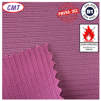 Tissu cationique ignifuge avec rayures, classe B1, pour sacs à dos de randonnée et tentes de camping, non toxique et anti-fumée