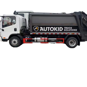 משאית אשפה עירונית דיזל 4x2 עם תיבת הילוכים ידנית ומדחס לאיסוף פסולת יעיל - Product Image 1