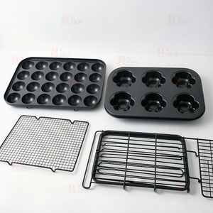 ถาดอบมัฟฟิน Huili 12 ช่อง แบบไม่ติดกระทะ สำหรับคัพเค้กและมัฟฟิน - Product Image 2