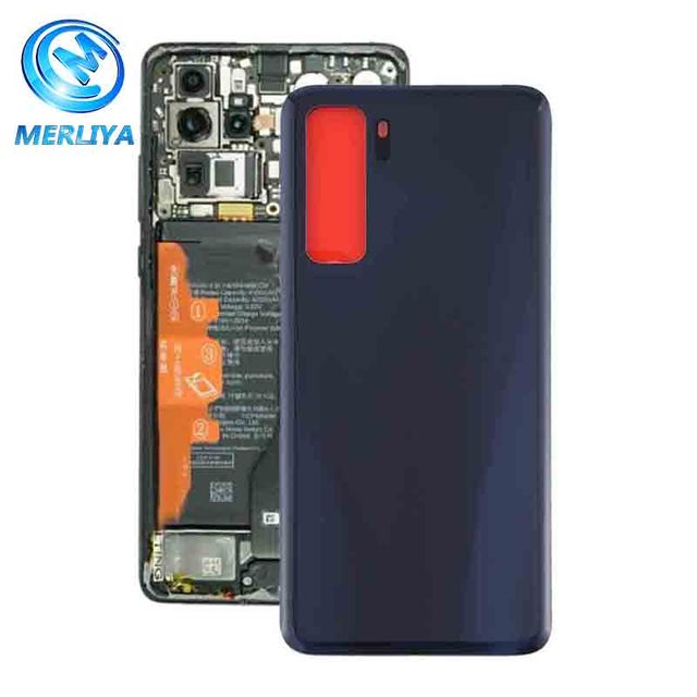 Funda for Huawei P40 Lite 5G Battery Cover Back Glass Rear Battery Cover Door Housing for Huawei Nova 7 Se Battery Cover