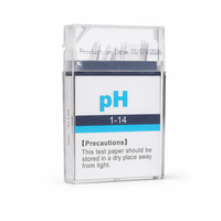 Bandelettes de test de pH pH 1-14, papier indicateur universel, 100 bandelettes/paquet, qualité laboratoire, résultat rapide, test de l'eau et du sol