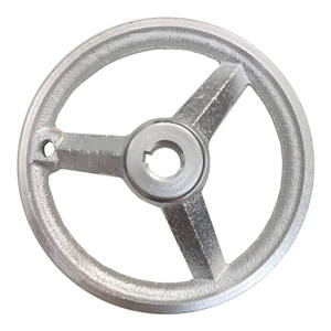 גלגל יד עם חישורים מברזל יצוק איכותי עם ידית - Product Image 2