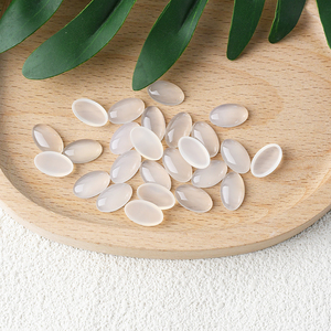 Proveedor de Cabujones de Calcedonia Blanca para Personalización a Granel, Cabujón de Piedra Preciosa, Cabujón de Piedra Preciosa Natural Suelta, Cabujón de Piedra Natural - Product Image 2