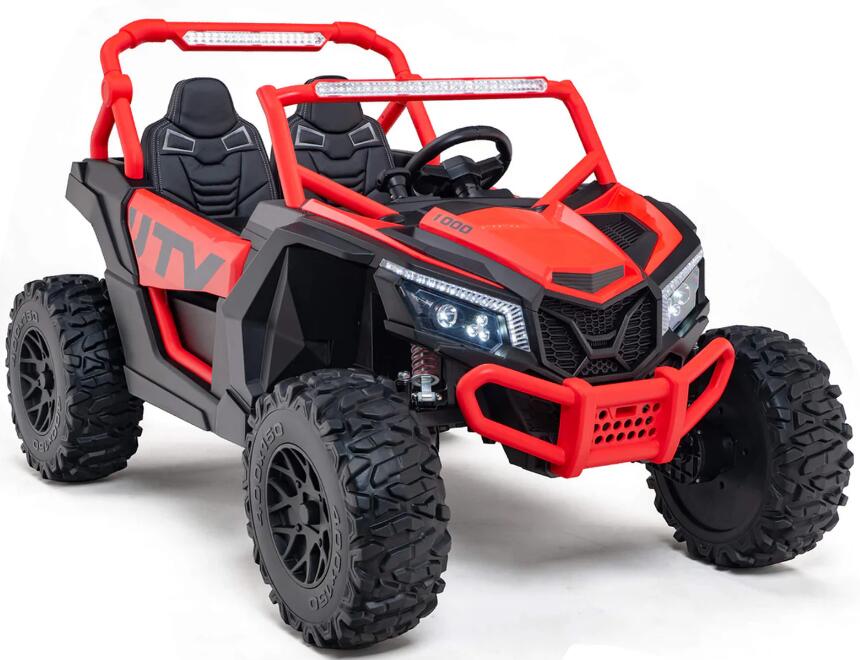 Rouge/Noir avec enjoliveur noir