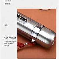Bouteille isotherme sous vide en acier inoxydable 500 ml, double paroi, gobelet de voyage, bouteille d'eau pour le bureau et l'extérieur