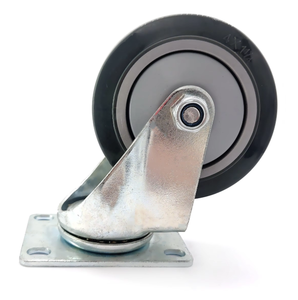 En Yeni Tasarım Bilyalı Rulmanlı SSDJ 70kg 3in/75mm TPR Endüstriyel Orta Hizmet Tipi Dişli Gövdeli Tekerlek - Product Image 2