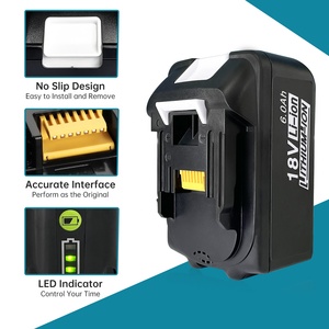 6.0Ah Lithium Ion Replacement <strong>Battery</strong> Pack for 18v Makitas <strong>Battery</strong> BL1830 BL1850 BL1860 Power Drill Combo Kit - Product Image 2