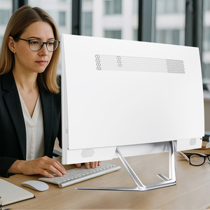 Nuevo Ordenador Todo en Uno <span class=keywords><strong>de</strong></span> 23.8 Pulgadas, Intel Core Dual Core I3 I5 I7, PC Empresarial Barebone, RAM DDR3, SSD, Pantalla IPS, Enchufe Estadounidense, UL CE - Product Image 6