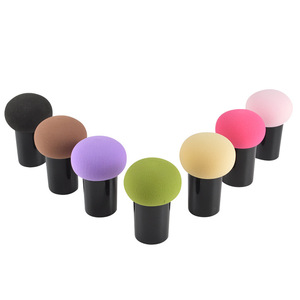 Ensemble d'éponges de maquillage en forme de champignon, hydrophiles, sans latex, applicateur de fond de teint doux et lisse, lavable, pour le visage - Product Image 4