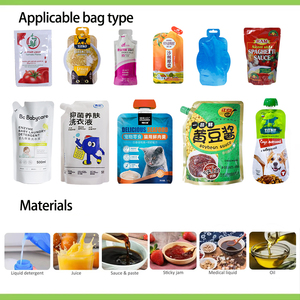 เครื่องบรรจุอัตโนมัติแบบ HFFS สำหรับบรรจุของเหลวในถุง Doypack แบบมีจุก ขนาด 6-3000 มล. พร้อมติดฉลากฟิล์มสำหรับถุงดูดแบบมีหัวฉีดสำหรับซอสอาหาร - Product Image 3