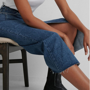 Wholesale Denim Office <strong>Skirt</strong> for Woman Long Summer Jeans Plus Size <strong>Split</strong> <strong>Skirts</strong> for Women Ladies - Product Image 5