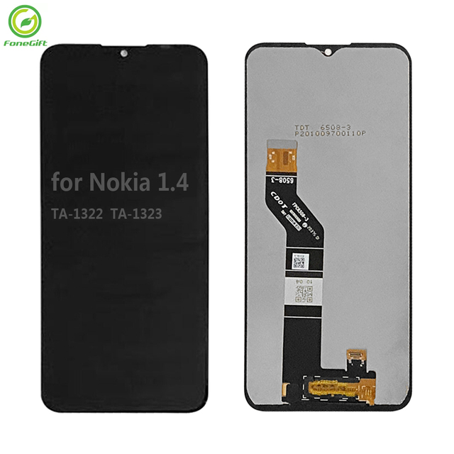 6.52" Pantalla Lcd for Nokia 1.4 TA-1322 TA-1323 LCD Display with Touch Screen Digitizer for Nokia1.4 Ecran LCD Sensor Completo