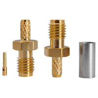 Connecteur coaxial SSMA-C-K1.5, connecteur RF femelle SSMA, sertissage pour câble RG174 RG316, fourni par l'usine