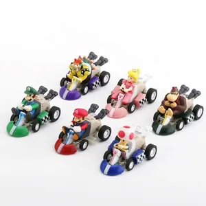 Pull-Back Racer Brüder Mario Kart Spielzeug Mario Auto Figur Mario