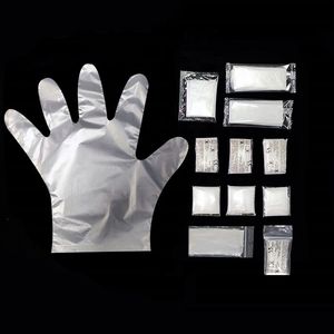 MOQ 50k Gants en plastique jetables imperméables de qualité alimentaire, emballés individuellement, transparents, pour le nettoyage de la cuisine - Product Image 4
