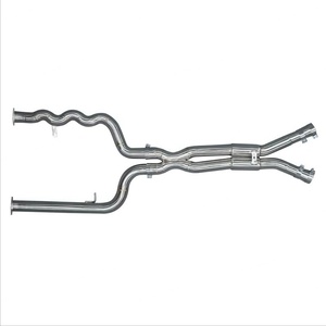 High Quality 3" 76mm Equal Length Midpipe Resonated G80 M3 Exhaust Mid X Pipes for BMW S58 M4 G82 Auto Performance Parts - Product Image 1