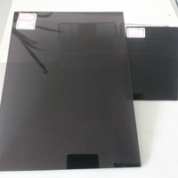 Plaques acryliques transparentes gris fumé découpées sur mesure, plaques acryliques de couleur gris fumé clair pour découpe laser