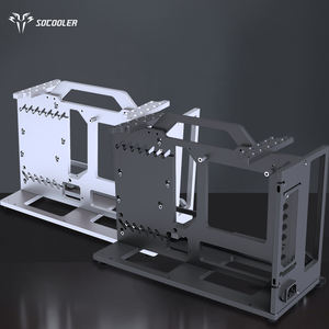 Socooler 2025 <strong>ITX</strong> Aluminum Rack with Air &amp; Water Cooling Side Panel Window Supports RTX 3070 Ti GPU Aesthetic Gaming PC Housing - Product Image 2