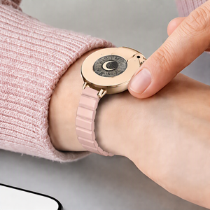 Bracelets de <span class=keywords><strong>couple</strong></span> Soleil et Lune, montre connectée tendance pour femmes et hommes, rapport santé IA, moniteur de fréquence cardiaque, de fréquence respiratoire (VFR), de tension artérielle et de sommeil - Product Image 1