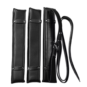 SM พันธนาการทาสเซ็กซ์ชุดเซ็กซ์ทอยสำหรับผู้ใหญ่หน้ากากปิดตาสายรัดต้นขาสายรัดขาชุดหนังพันรอบขา - Product Image 3