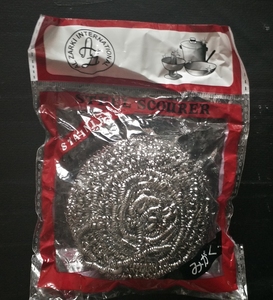 <span class=keywords><strong>BONNO</strong></span> 20 pièces/sac épurateur de laine d'acier tampon à récurer en acier inoxydable éponge à récurer en métal robuste pour le nettoyage de la cuisine - Product Image 6