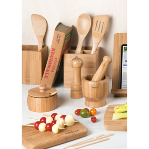 Excelsa Bamboo Utensil Holder Eco Friendly Kitchen <b>Storage</b> Organizer For <b>Cutlery</b> - Product Image 3