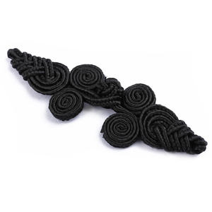 Bonne qualité Main Cheongsam Bouton Rétro Coton Rembourré Tang Plaque Chinois À Deux Roues Pointu Pipa - Product Image 5