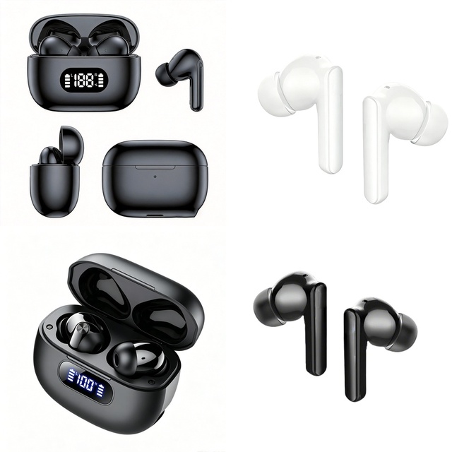 Best Mini BT 5.4 Wireless Earbuds Ergonomic In-Ear Comfortable Fit Low Latency Gaming Audio Mode for All Smartphones Sport Gym