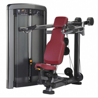Équipement de fitness commercial de haute qualité, prix usine, machine de presse latérale assise pour les épaules, bras réglables en acier pour la force musculaire