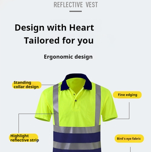 Biểu Tượng Tùy Chỉnh Dài Tay Áo Nhanh Chóng Khô Giao Thông Đường Phản Quang An Toàn Làm Việc Bảo Hộ Lao Động Công Nghiệp Khai Thác Mỏ Xây Dựng Polo <span class=keywords><strong>Hi</strong></span> <span class=keywords><strong>VIS</strong></span> Áo Sơ Mi - Product Image 5
