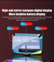 M28 TWS Écouteurs Bluetooth Sans Fil Son Stéréo Hifi Boîtier de Charge avec Affichage Numérique de Batterie Embouts pour Gaming
