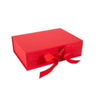 Boîte en carton magnétique noire de luxe personnalisée avec logo d'usine, vente en gros, pour perruques, vêtements, emballage cadeau pliable en papier B