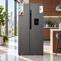 Réfrigérateur LGS Quality HUAZOS 493L, modèle à double porte, fonctions de refroidissement et de congélation, grande capacité avec distributeur d'eau