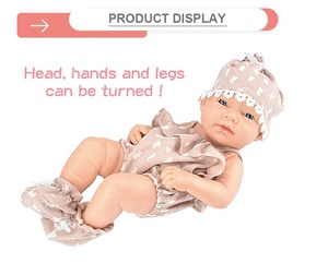 Poupée Reborn en PVC de 15 pouces au design mignon et flexible pour enfants, jouet bébé réaliste - Product Image 3