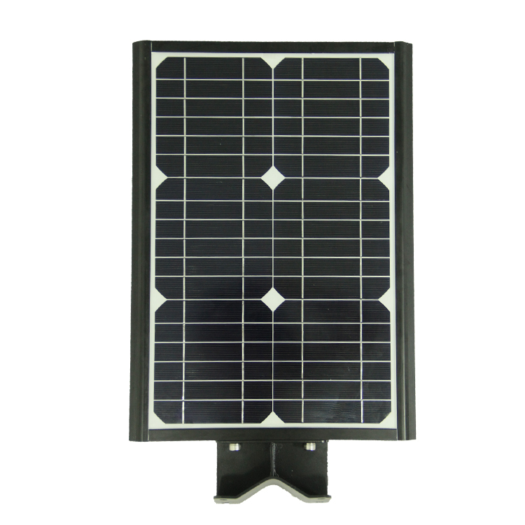 IP65 negro inteligente 20 W integrado todo en una luz de calle Solar llevada para el jardín