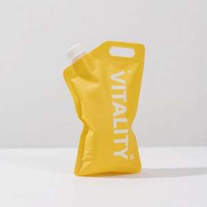 ถุงซิปล็อคแบบตั้งได้สีน้ำเงินพิมพ์ลายตามสั่ง พร้อมหูหิ้วพลาสติก ใช้งานง่าย มีจุกปิดกันรั่วซึม - Product Image 5