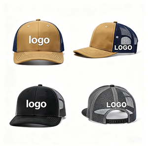 Gorras Trucker Richardson 112 de Malla con Parche de Cuero Bordado de 6 Paneles, Logotipo Personalizado OEM/ODM 2026 - Product Image 1