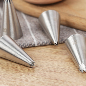 الفولاذ المقاوم للصدأ صغيرة الحجم كعكة فوهة الجليد الأنابيب نصائح لأدوات تزيين الكعكة - Product Image 6