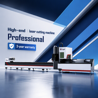 Machine de découpe laser fibre TSP CNC Raycus Max T6020 6000*2000mm à 3 mandrins 1500W 3000W pour tubes et tuyaux avec frontal mobile