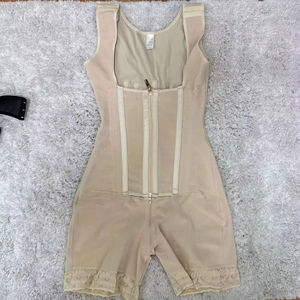 Womens Firm Compression Bodysuit Full Body Shaper <b>Hip</b> Butt Lifting Shapewear Fajas Colombianas - Product Image 4