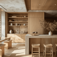 Meubles en bois mélaminé complets pour villa, design personnalisé, prix d'usine, cuisine moderne sur mesure, ensemble d'armoires