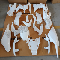 WANOU ADV160 2022-2024 Kit de carrosserie de couverture d'aile latérale en plastique Kit de carénage de moto