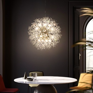 Lampadario LED di Lusso Moderno in Stile Nordico, Decorativo con Cristalli a Forma di Soffione, per Hotel, Soggiorno, Sala da Pranzo e Casa - Product Image 3