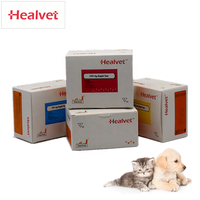 Kit de diagnostic Healvet avec bandelettes de détection, test de parvovirus, réactifs vétérinaires CPV, kits de test canin CPV pour vétérinaires