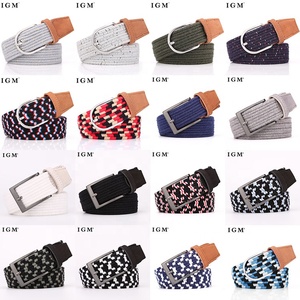 OEM ODM Disponible Moda Durable Personalizar Cinturones Elásticos Trenzados para Hombres y Mujeres - Product Image 5