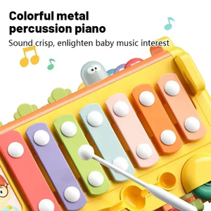 Educazione della prima infanzia e <span class=keywords><strong>puzzle</strong></span> per neonati e bambini piccoli multifunzionali gioco del topo di terra a sei lati giocattoli per autobus per bambini - Product Image 5