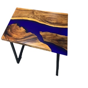 Factory Directly Sell One <strong>Live</strong> <strong>Edge</strong> and One Straight <strong>Edge</strong> Solid Wood Slab <strong>Table</strong> Top - Product Image 1