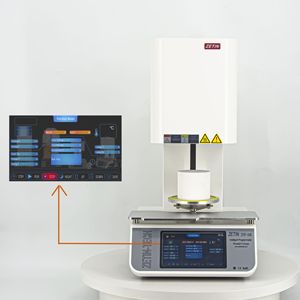 Forno per Porcellana Automatico Programmabile ZETIN 1300 Gradi Dispositivo per Clinica Dentale - Product Image 2